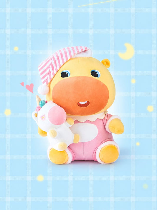 Officially Licensed Pajama Capybara Lulu Plush Toy (35 cm / 13.8 in)