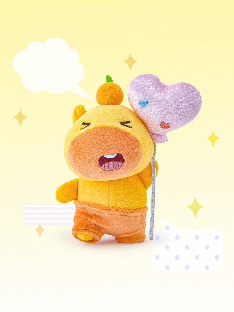 Officially Licensed Capybara Lulu Balloon Plush Keychain (10 cm / 3.9 in)