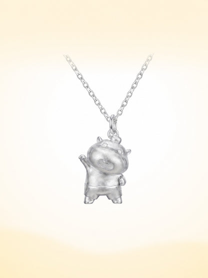 Officially Licensed Capybara Lulu S925 Silver Necklace