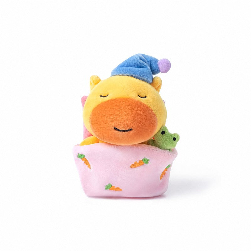 Duoai Sleeping Capybara Plush Bag Charm