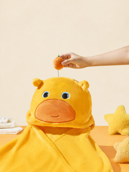 Officially Licensed Capybara Lulu Hooded 2-in-1 Throw Blanket