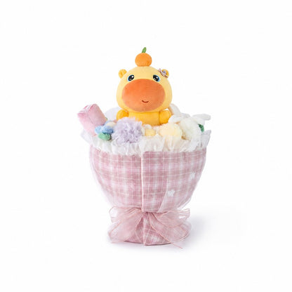 Lu Lu Capybara Plush Bouquet with Removable Plush