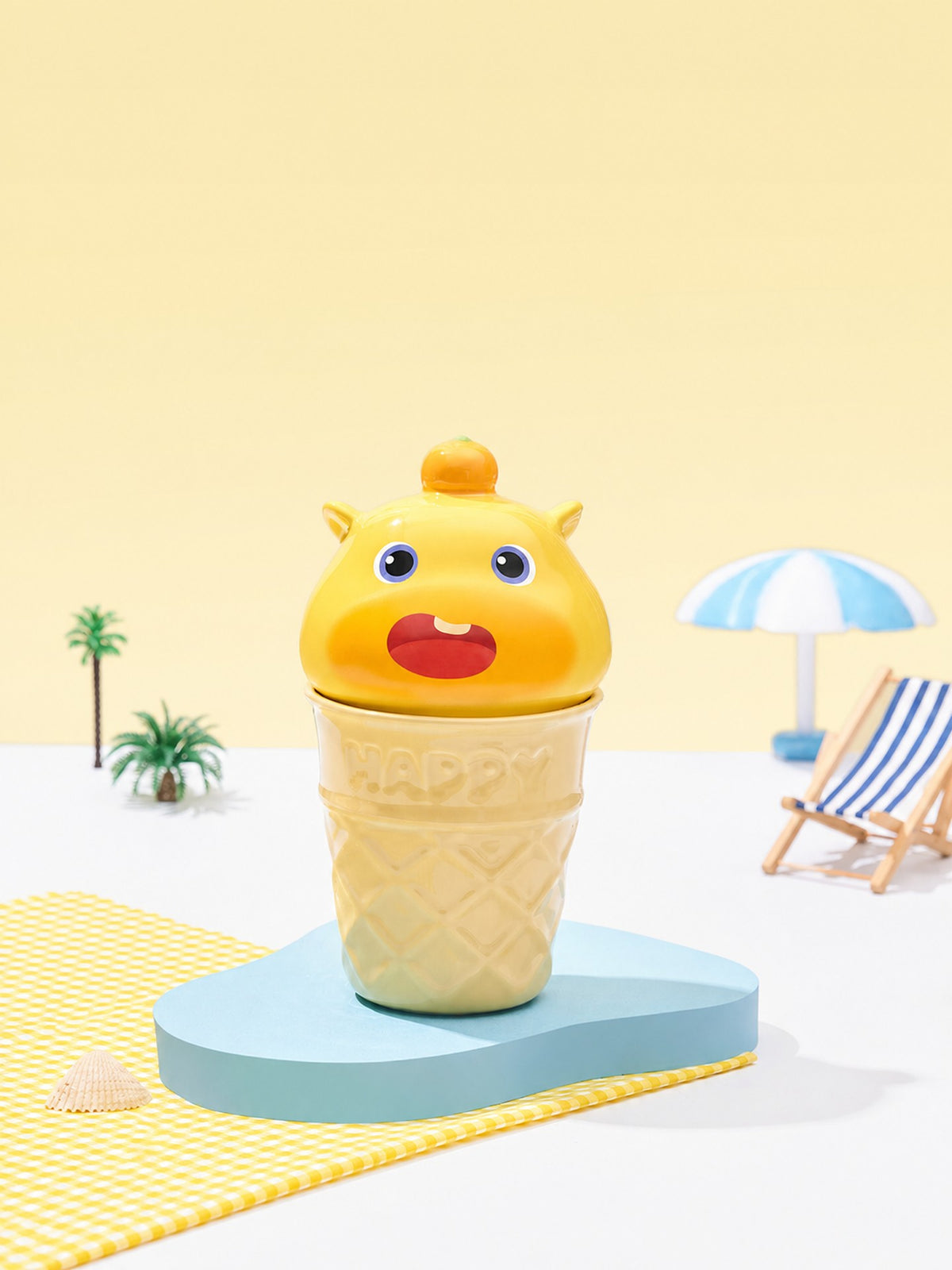 Officially Licensed Capybara Lulu Ice Cream Ceramic Mug
