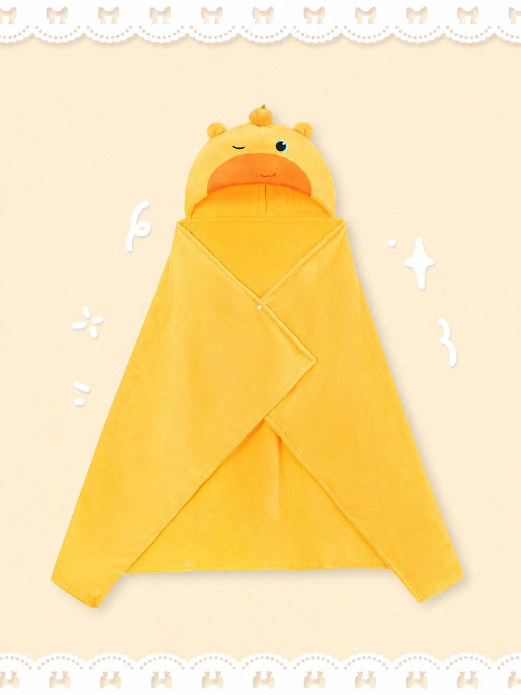 Officially Licensed Capybara Lulu Wearable Throw Blanket