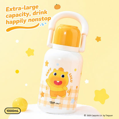 Officially Licensed Capybara Lulu Dual-Drink Insulated Bottle