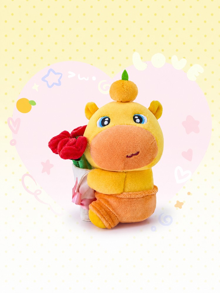 Duoai Capybara Lulu Bouquet Plush Bag Charm