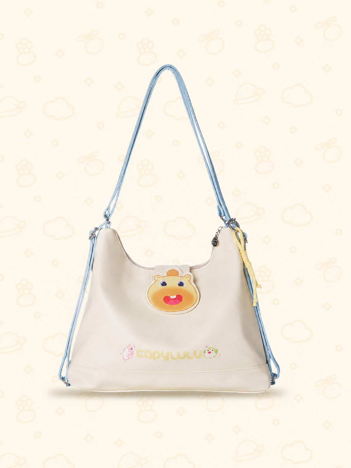 Officially Licensed Capybara Lulu Happy Tote Bag