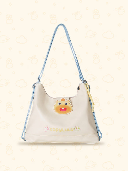 Officially Licensed Capybara Lulu Happy Tote Bag