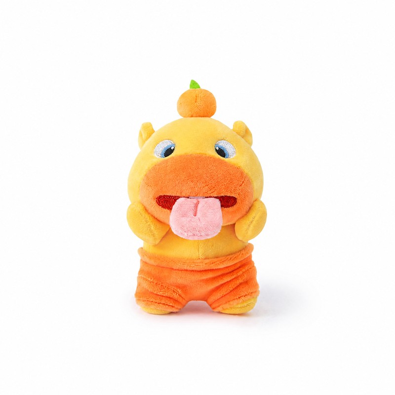 Duoai Magnetic Tongue-Out Capybara Plush Keychain