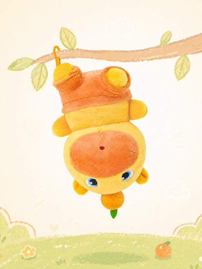 Officially Licensed Capybara Lulu Upside-Down Plush Keychain (10 cm / 3.9 in)