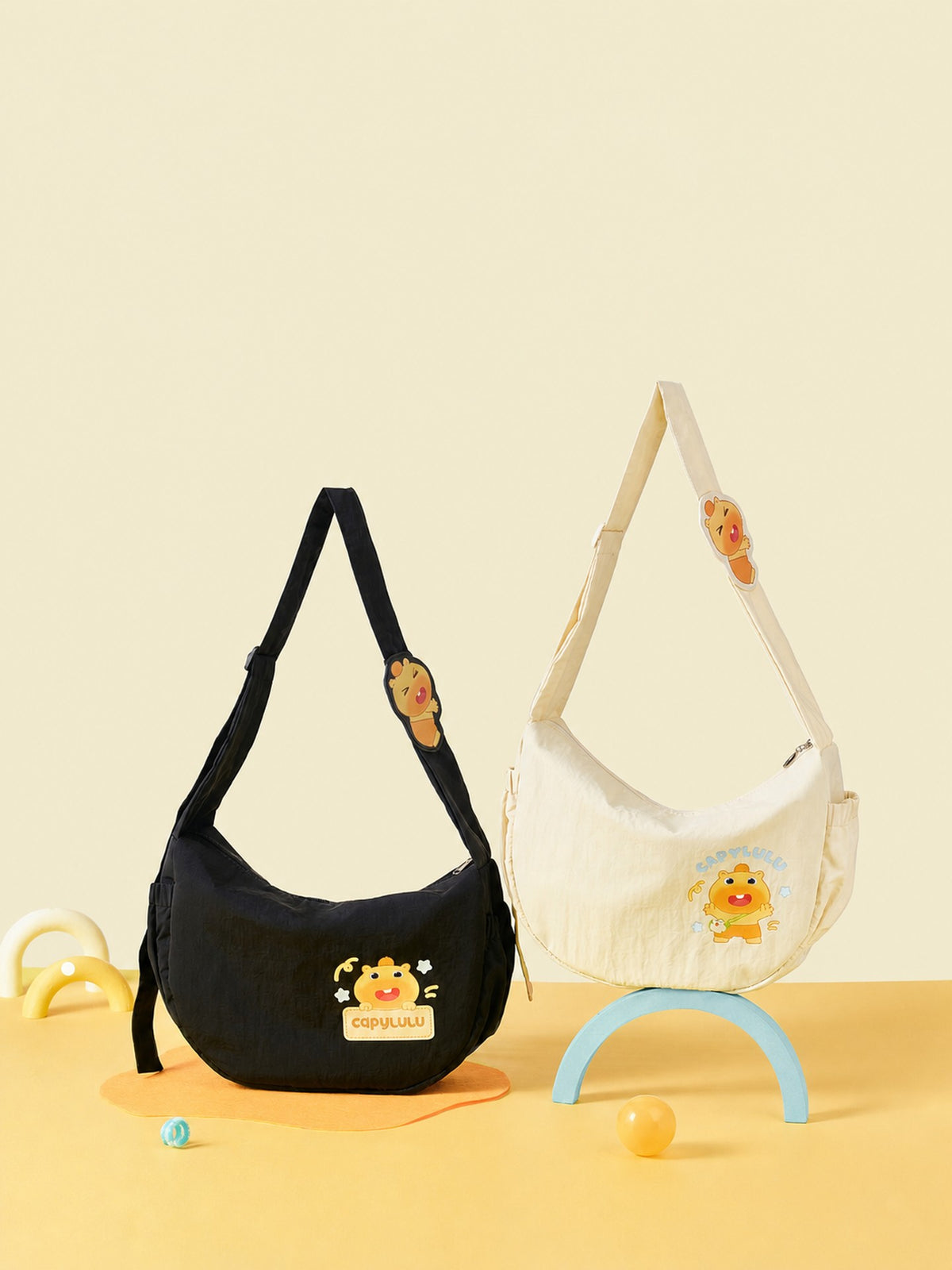 Officially Licensed Capybara Lulu Happy Crossbody Bag