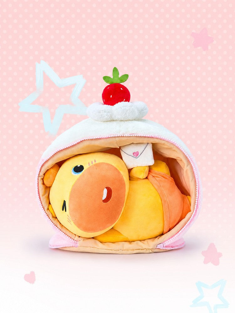Officially Licensed Capybara Lulu Cake Plush Toy (32 cm / 12.6 in)