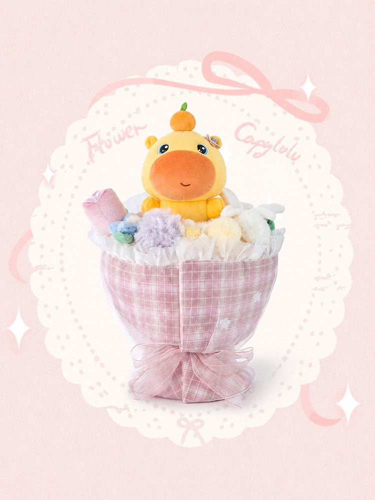 Lu Lu Capybara Plush Bouquet with Removable Plush