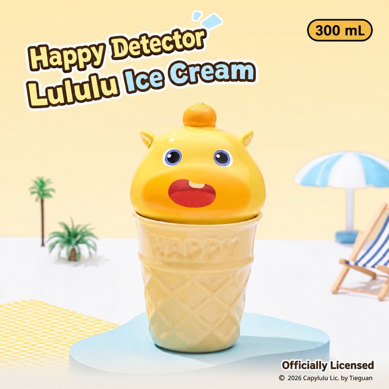 Officially Licensed Capybara Lulu Ice Cream Ceramic Mug