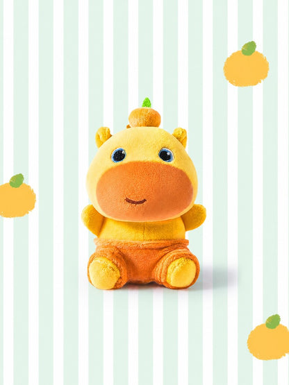 Officially Licensed Capybara Lulu Plush Keychain Charm (10 cm / 3.9 in)