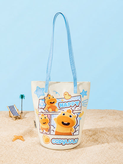 Officially Licensed Capybara Lulu Shoulder Bucket Bag