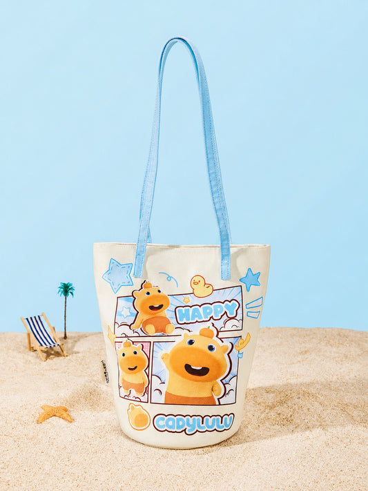 Officially Licensed Capybara Lulu Shoulder Bucket Bag