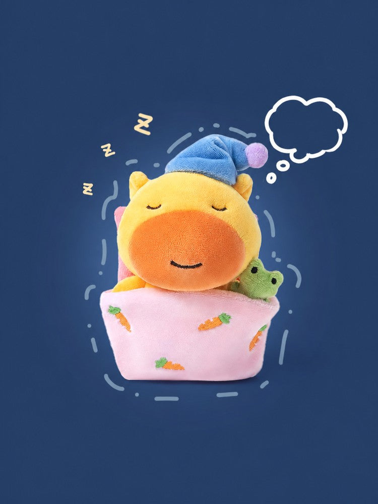 Duoai Sleeping Capybara Plush Bag Charm