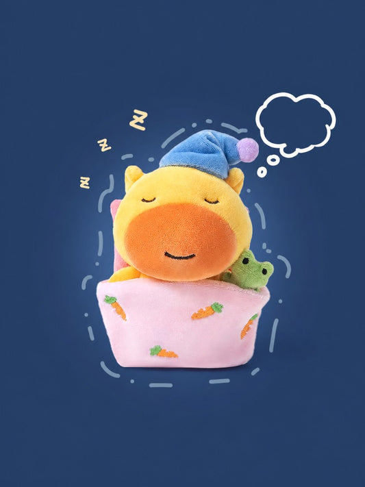 Duoai Sleeping Capybara Plush Bag Charm