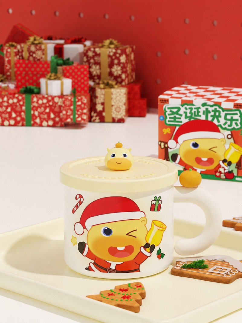Officially Licensed Capybara Lulu Christmas Insulated Mug