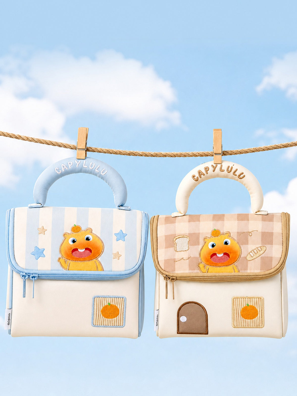 Officially Licensed Capybara Lulu Cosmetic Travel Bag