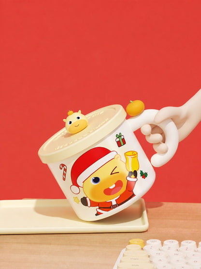 Officially Licensed Capybara Lulu Christmas Insulated Mug