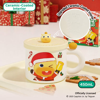 Officially Licensed Capybara Lulu Christmas Insulated Mug