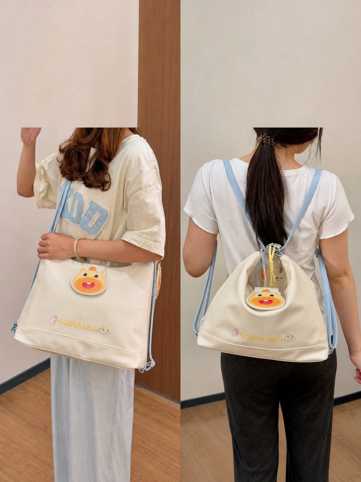 Officially Licensed Capybara Lulu Happy Tote Bag