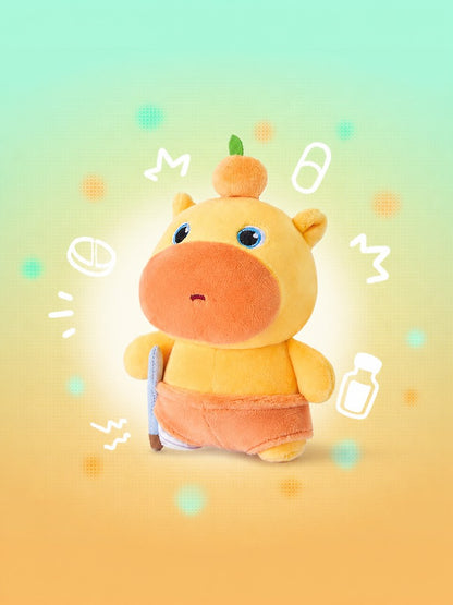 Officially Licensed Capylulu Broken-Leg Lulu Plush Keychain