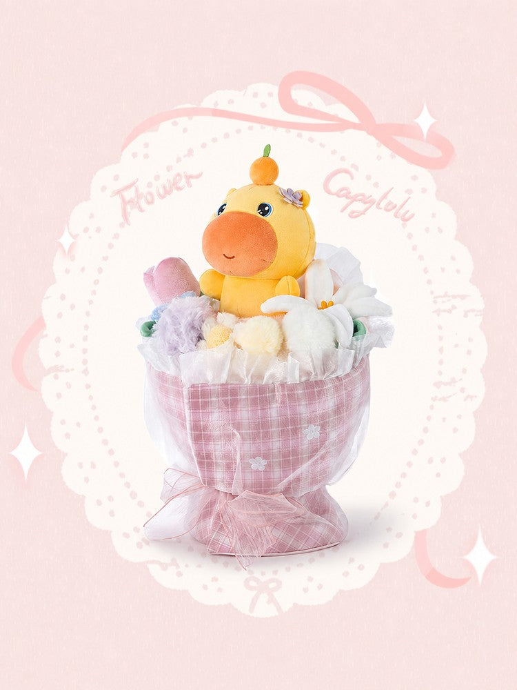 Lu Lu Capybara Plush Bouquet with Removable Plush