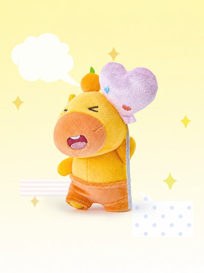 Officially Licensed Capybara Lulu Balloon Plush Keychain (10 cm / 3.9 in)