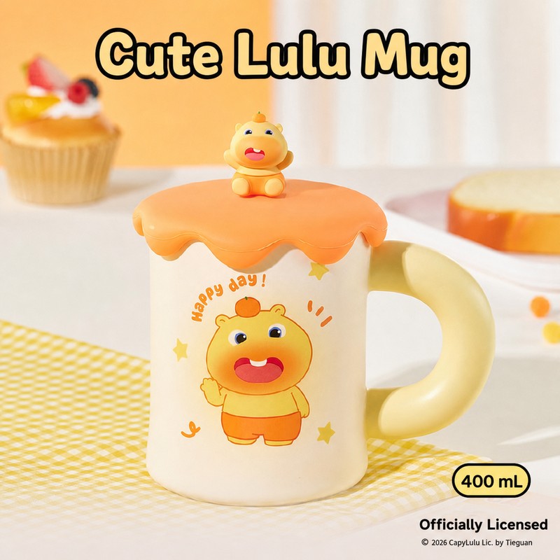 Officially Licensed Capybara Lulu 400 mL Ceramic Mug