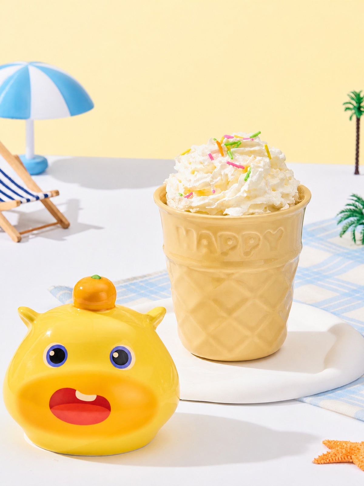 Officially Licensed Capybara Lulu Ice Cream Ceramic Mug