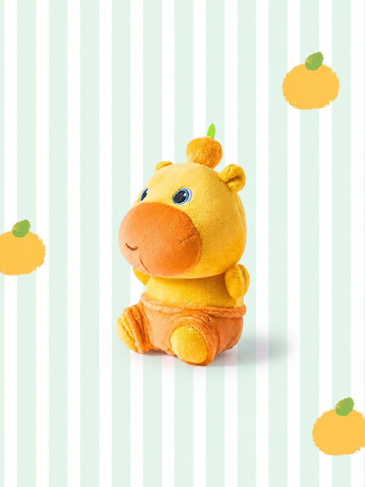Officially Licensed Capybara Lulu Plush Keychain Charm (10 cm / 3.9 in)