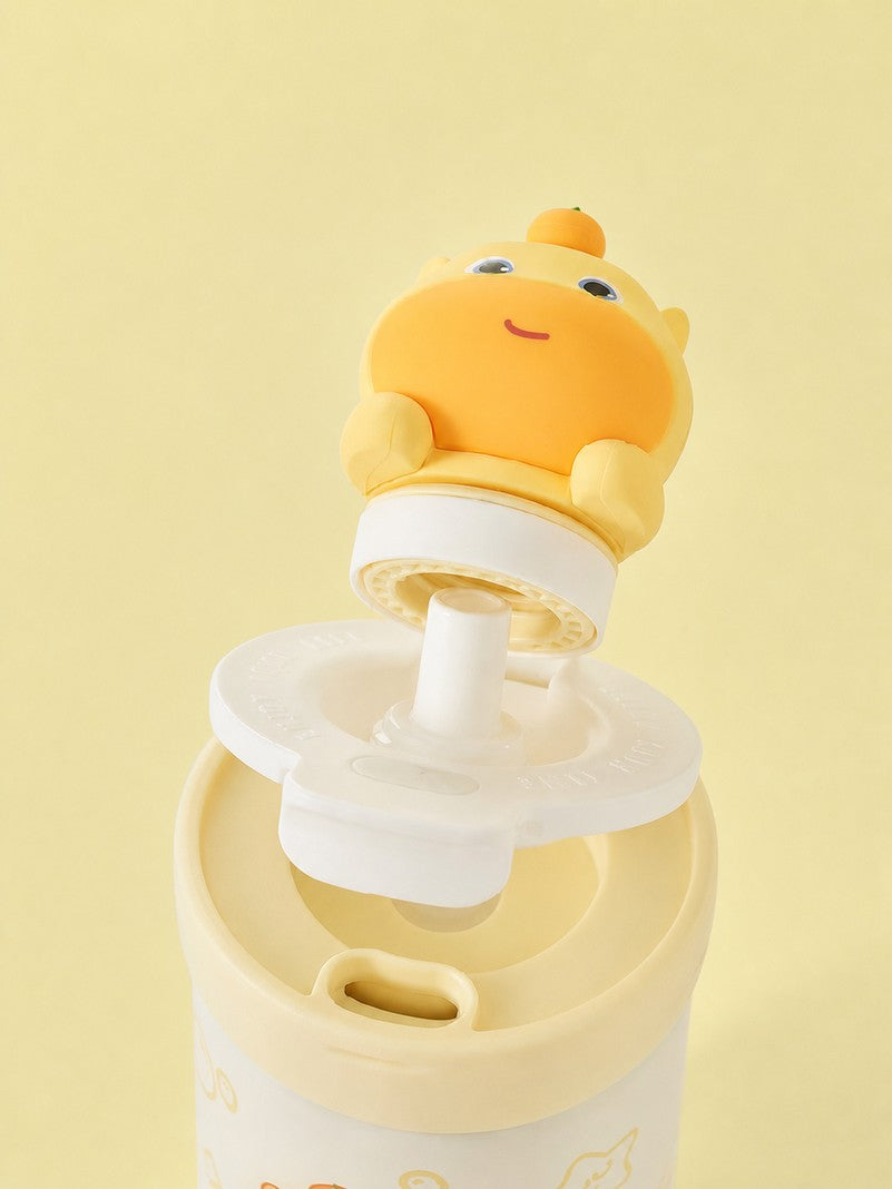 Officially Licensed Capybara Lulu Dual-Drink Insulated Bottle, 450 mL