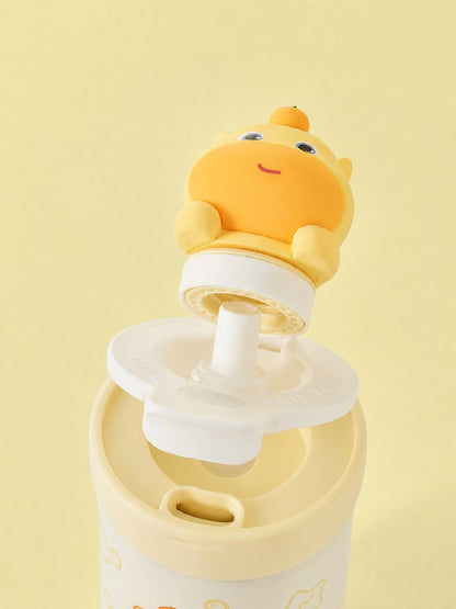 Officially Licensed Capybara Lulu Dual-Drink Insulated Bottle, 450 mL