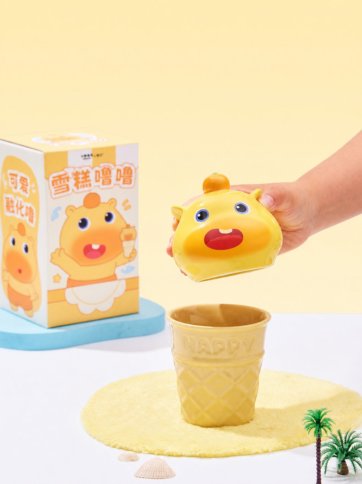 Officially Licensed Capybara Lulu Ice Cream Ceramic Mug