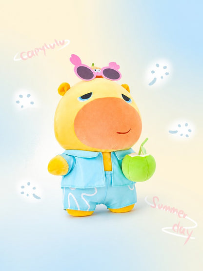 Officially Licensed Duoai Capybara Lulu Vacation Plush Toy (35 cm / 13.8 in)