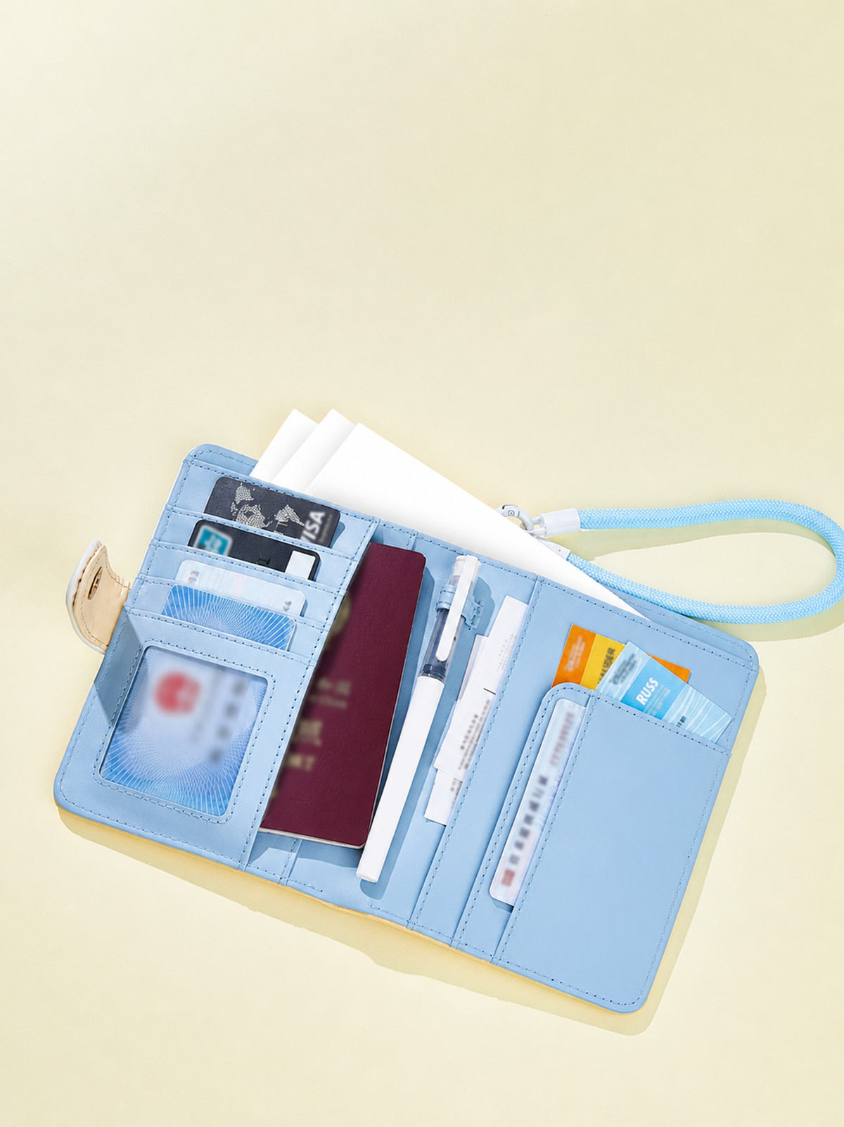 Officially Licensed Capybara Lulu PU Leather Passport Holder