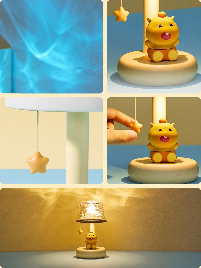 Officially Licensed Cute Capybara Lulu Night Light with Projection