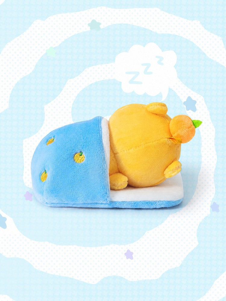 Officially Licensed Capybara Lulu Pull-String Plush Keychain (11 cm / 4.3 in)