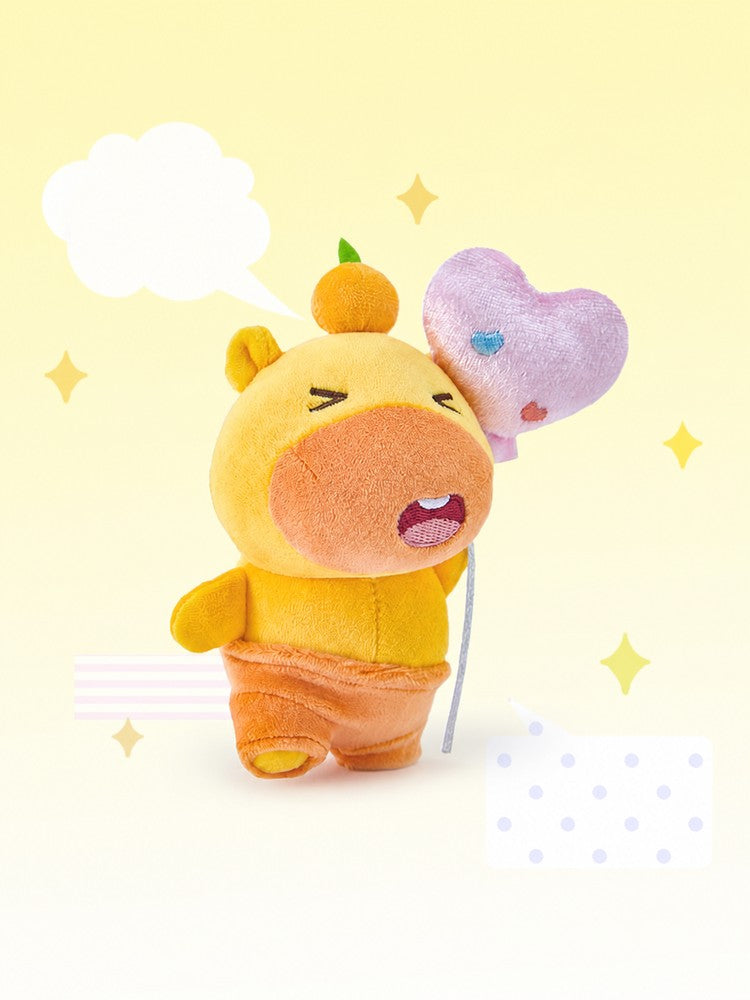 Officially Licensed Capybara Lulu Balloon Plush Keychain (10 cm / 3.9 in)