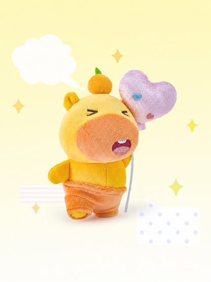Officially Licensed Capybara Lulu Balloon Plush Keychain (10 cm / 3.9 in)