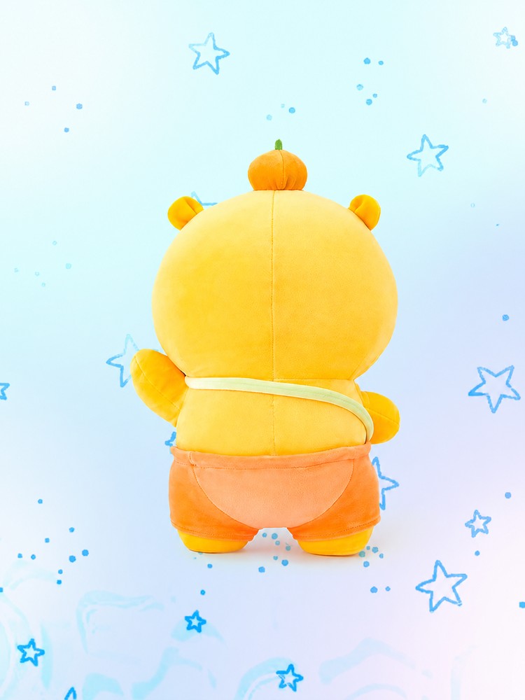 Officially Licensed Capybara Lulu Pufferfish Bag Plush Stuffed Toy (35 cm / 13.8 in)
