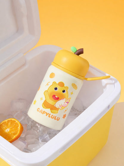 Officially Licensed Capybara Lulu Orange Insulated Bottle