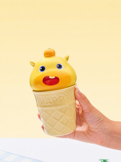 Officially Licensed Capybara Lulu Ice Cream Ceramic Mug