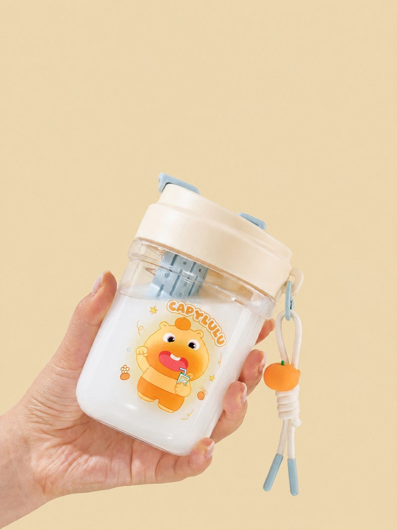 Officially Licensed Capybara Lulu Dual-Drink Tritan Straw Cup