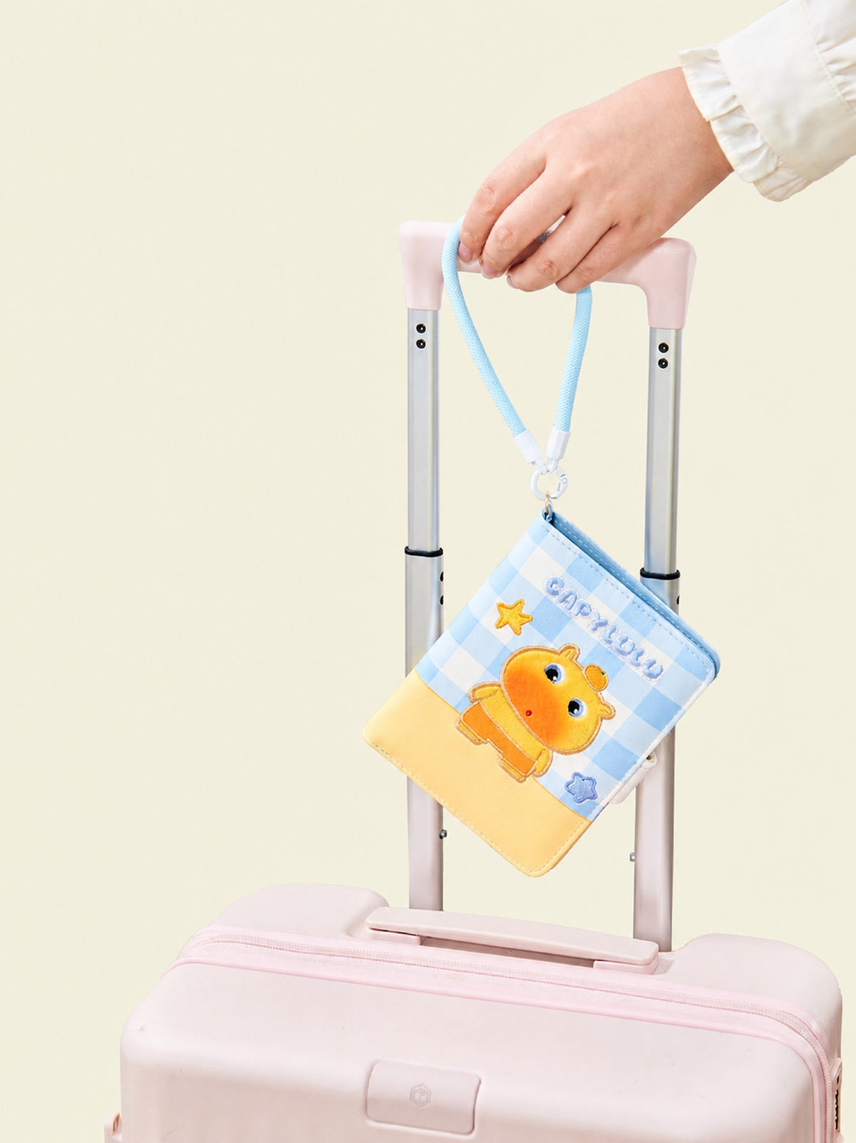 Officially Licensed Capybara Lulu PU Leather Passport Holder