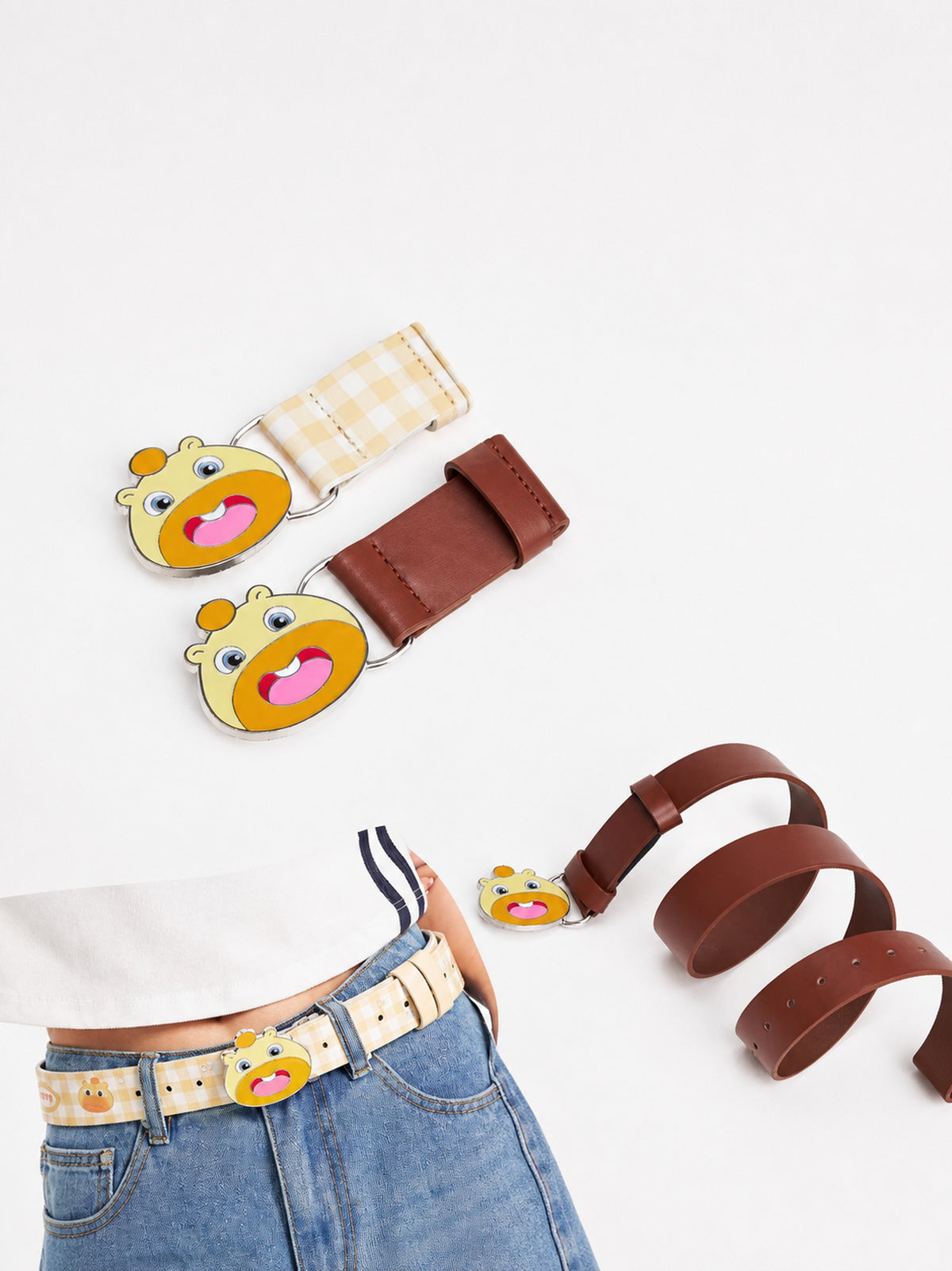 Officially Licensed Capybara Lulu Adjustable PU Belt