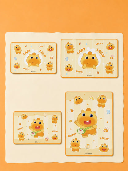 Officially Licensed Yancang Capybara Lulu Soft Flannel Throw Blanket